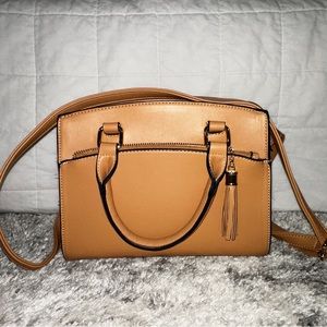 Tan crossbody bag